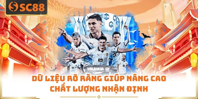 Dữ liệu rõ ràng giúp nâng cao chất lượng nhận định